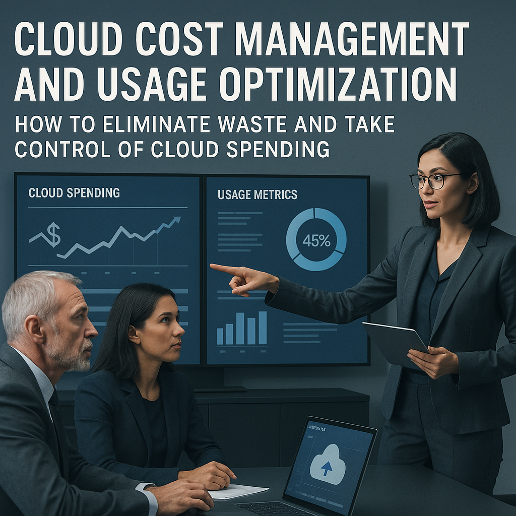 cloud cost management and usage optimization – how to eliminate waste and take control of cloud spending