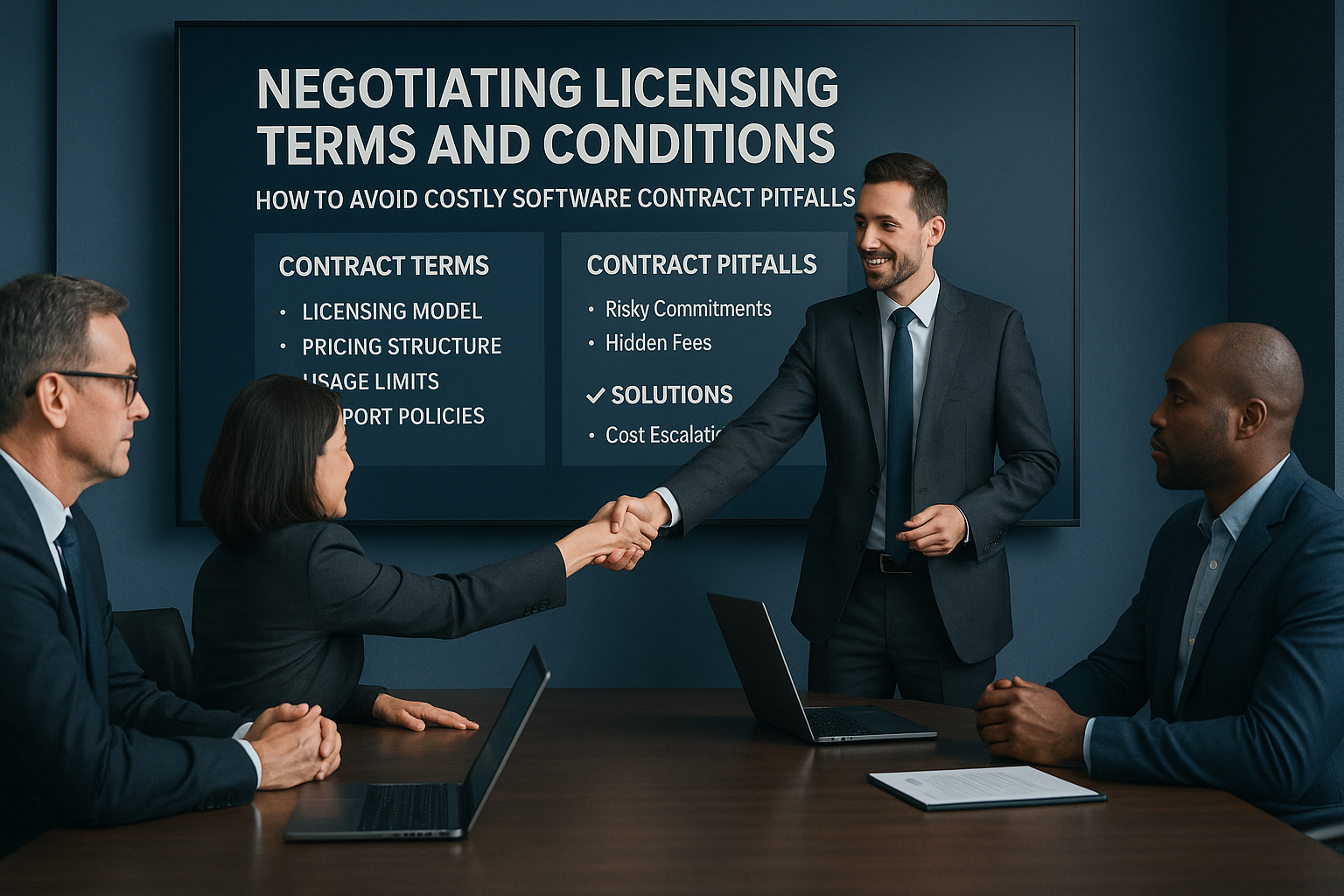 negotiating licensing terms and conditions – how to avoid costly software contract pitfalls